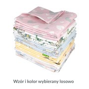 Weber, pieluchy tetrowe dla niemowląt, kolorowy mix, 70 x 80 cm, 10 szt.