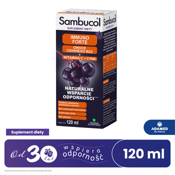Sambucol Immuno Forte, płyn, 120 ml