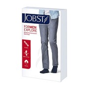 Jobst for Men Explore, rozmiar: II, czarne, podkolanówki uciskowe dla mężczyzn, CCL 2, 1 para