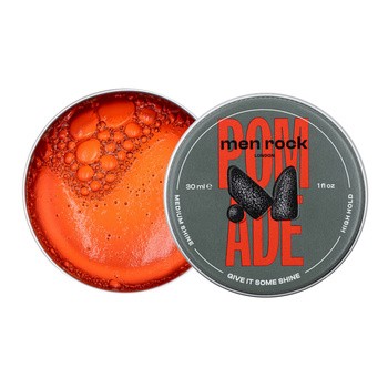 Men Rock Pomade – High Hold, Medium Shine, pomada do stylizacji włosów, 30 ml