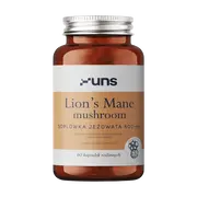 Uns Lion's Mane Mushroom, kapsułki, 60 szt.