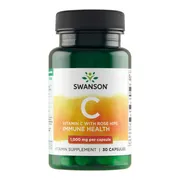 Swanson Witamina C z dziką róża, kapsułki, 30 szt.