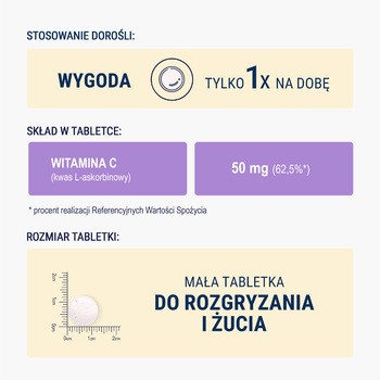 Naturell Witamina C dla dzieci, tabletki, 180 szt.