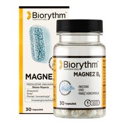 Biorythm Magnez B6, kapsułki o przedłużonym uwalnianiu, 30 szt.