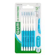 Gum Bi-Direction, szczoteczka międzyzębowa, 0,9 mm walec, 6 szt.