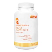 SFD Dobra Formuła Włosy i paznokcie, tabletki, 180 szt.