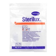 Sterilux, kompresy jałowe 17-nitkowe, 8 warstwowe, 10 cm x 10 cm, 3 szt.