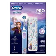 Oral-B, Pro KIds 3+, Frozen, szczoteczka elektryczna + etui