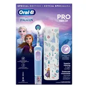 Oral-B, Pro KIds 3+, Frozen, szczoteczka elektryczna + etui