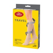 Pani Teresa Travel, skarpety podróżne dla mężczyzn, czarne, rozmiar L, 1 para