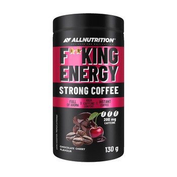 Allnutrition Fitking Energy Strong Coffee, smak czekolada wiśnia, 130 g