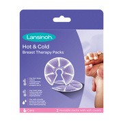 Lansinoh Therapearl, kompres żelowy na piersi 2w1, 2 szt.