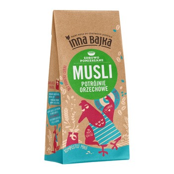 Inna Bajka, Musli potrójnie orzechowe, 200 g