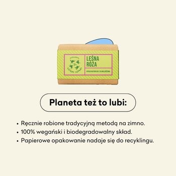 Mydlarnia 4 Szpaki, naturalne mydło w kostce, Leśna Róża, 110 g