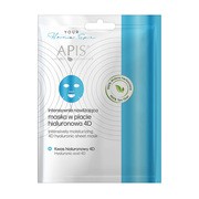 Apis Your Home Spa, intensywnie nawilżająca maska w płacie hialuronowa, 20 g