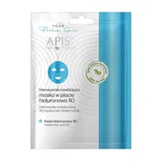 Apis Your Home Spa, intensywnie nawilżająca maska w płacie hialuronowa, 20 g