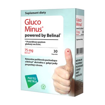 Gluco Minus powered by Belinal, kapsułki, 30 szt.