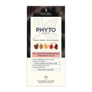 Phyto Color, farba do włosów, 3 ciemny kasztan, 1 opakowanie