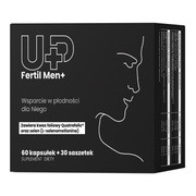 UP Fertil Men+, kapsułki + saszetki, 60 szt. + 30 szt.