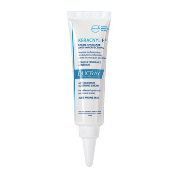Ducray Keracnyl PP, krem kojący przeciw niedoskonałościom, 30 ml