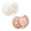 Lovi, smoczek silikonowy dynamiczny, Blossom Ivory, 18 m+, 2 szt.