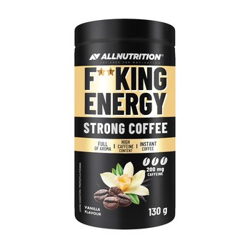 Allnutrition Fitking Energy Strong Coffee, smak wanilia, 130 g