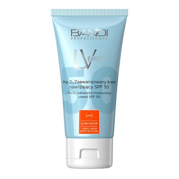 Bandi UV Expert, Pre-D3 zaawansowany krem nawilżający, SPF 50, 50 ml