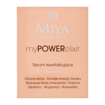 Miya Cosmetics myPOWERelixir, naturalne serum rewitalizujące, 15 ml