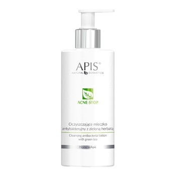 Apis Acne Stop, mleczko antybakteryjne z zieloną herbatą, 300 ml
