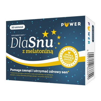 Puwer DlaSnu z melatoniną, tabletki, 30 szt.