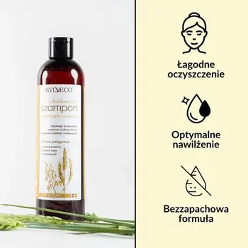 Sylveco, odbudowujący szampon pszeniczno-owsiany, 300 ml