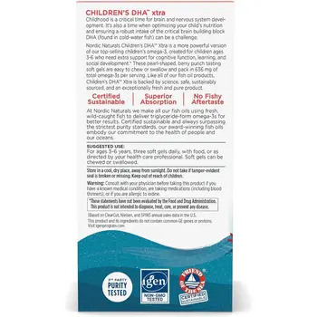 Nordic Naturals Children's DHA Xtra 636 mg Berry Punch, kapsułki, 90 szt.