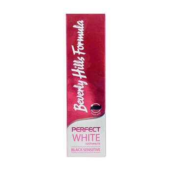 Beverly Hills Formula Perfect White Black Sensitive, wybielająca pasta do zębów, 100 ml