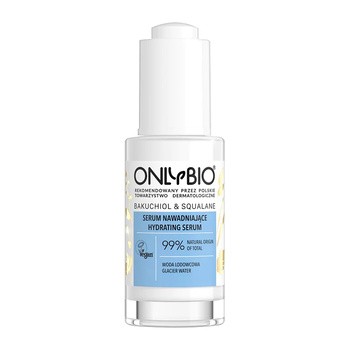 OnlyBio Bakuchiol & Squalane, serum do twarzy, nawadniające, 30 ml