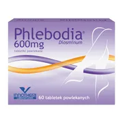 Phlebodia, 600 mg, tabletki powlekane, 60 szt, bl(4x15)