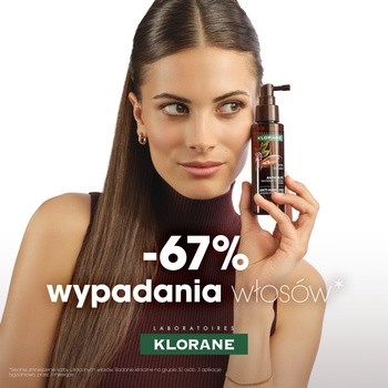 Klorane, kuracja przeciw wypadaniu włosów z chininą i kofeiną, 100 ml