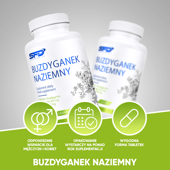 SFD Buzdyganek naziemny, tabletki, 360 szt.