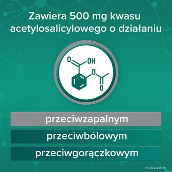 Aspirin Pro, 500 mg, tabletki powlekane, 20 szt.