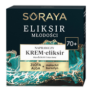 Soraya Eliksir Młodości, naprawczy krem-eliksir na dzień i na noc 70+, 50 ml