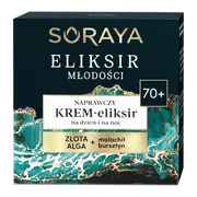 Soraya Eliksir Młodości, naprawczy krem-eliksir na dzień i na noc 70+, 50 ml
