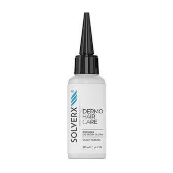 Solverx dermoHAIR, peeling kwasowo-enzymatyczny do skóry głowy, 125 ml
