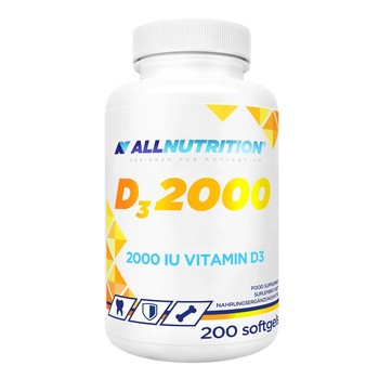 Allnutrition D3 2000, kapsułki, 200 szt.