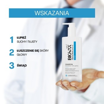 Biovax Trychologic Łupież, szampon do włosów i skóry głowy, 200 ml