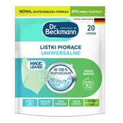 Dr. Beckmann, Magic Leaves, listki piorące uniwersalne, 20 szt.