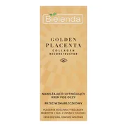 Bielenda Golden Placenta Collagen Reconstructor, nawilżająco-liftingujący krem przeciwzmarszczkowy pod oczy, 15 ml