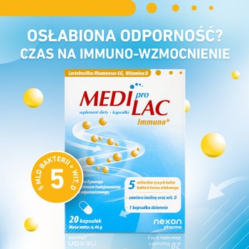 Nexon Pharma Mediprolac Immuno, kapsułki, 20 szt.