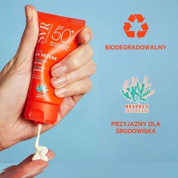 SVR Sun Secure Creme, nawilżający krem ochronny SPF50+, 50 ml