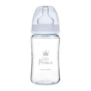 Canpol babies Easy Start Royal Baby, butelka szeroka, antykolkowa, niebieska, 240 ml, 1 szt.