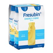 Fresubin Energy Fibre Drink, płyn o smaku bananowym, 4 x 200 ml