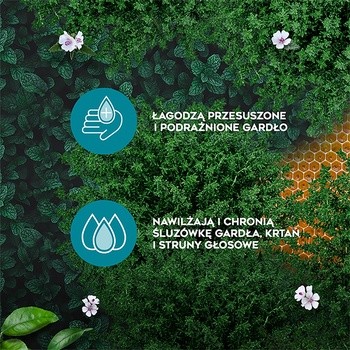 Amolowe Na Gardło z miodem i witaminą C, pastylki do ssania, 16 szt.